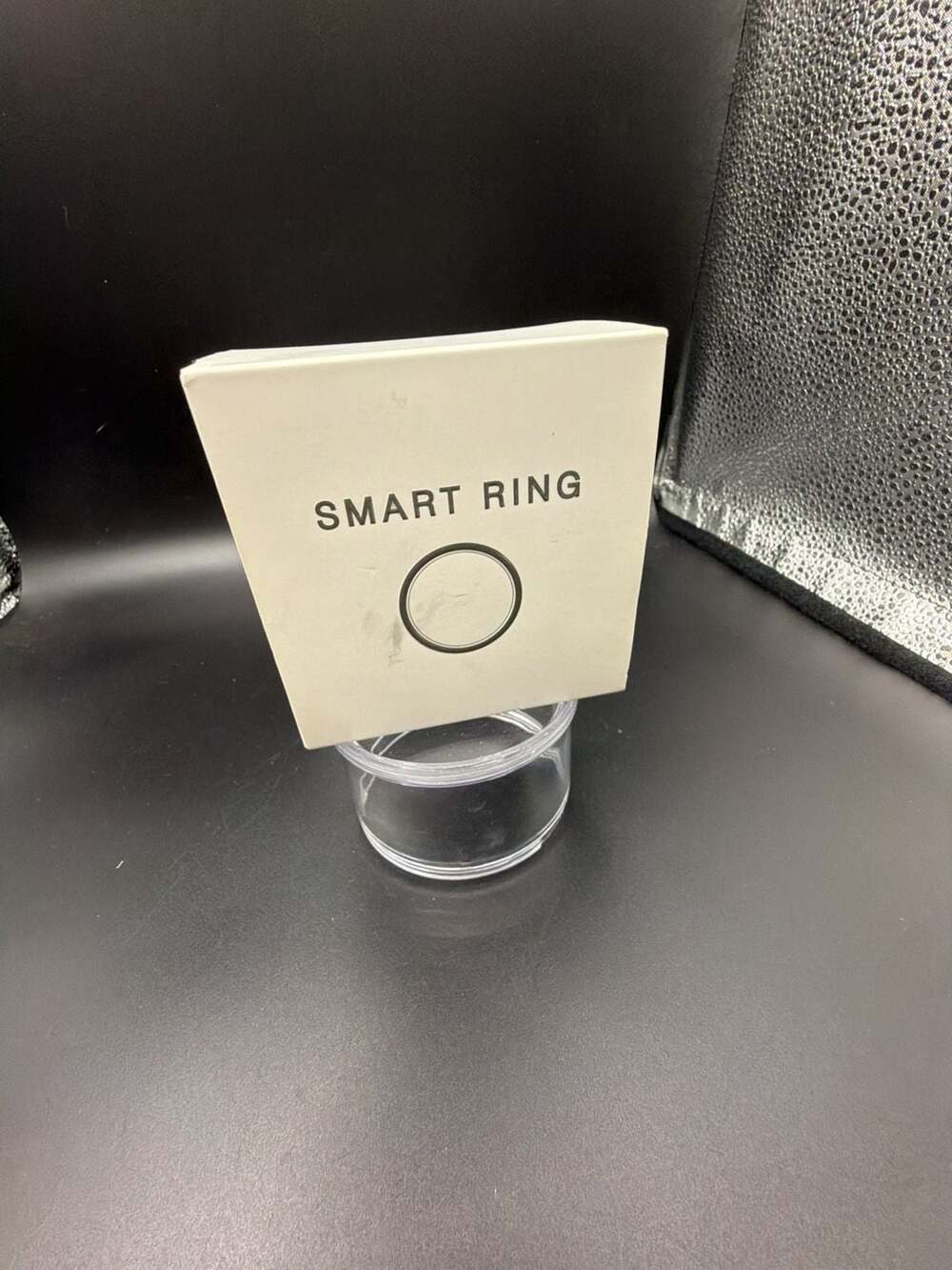 Smart Ring Health and Fitness Tracker Size 11 Silver with Charging Box